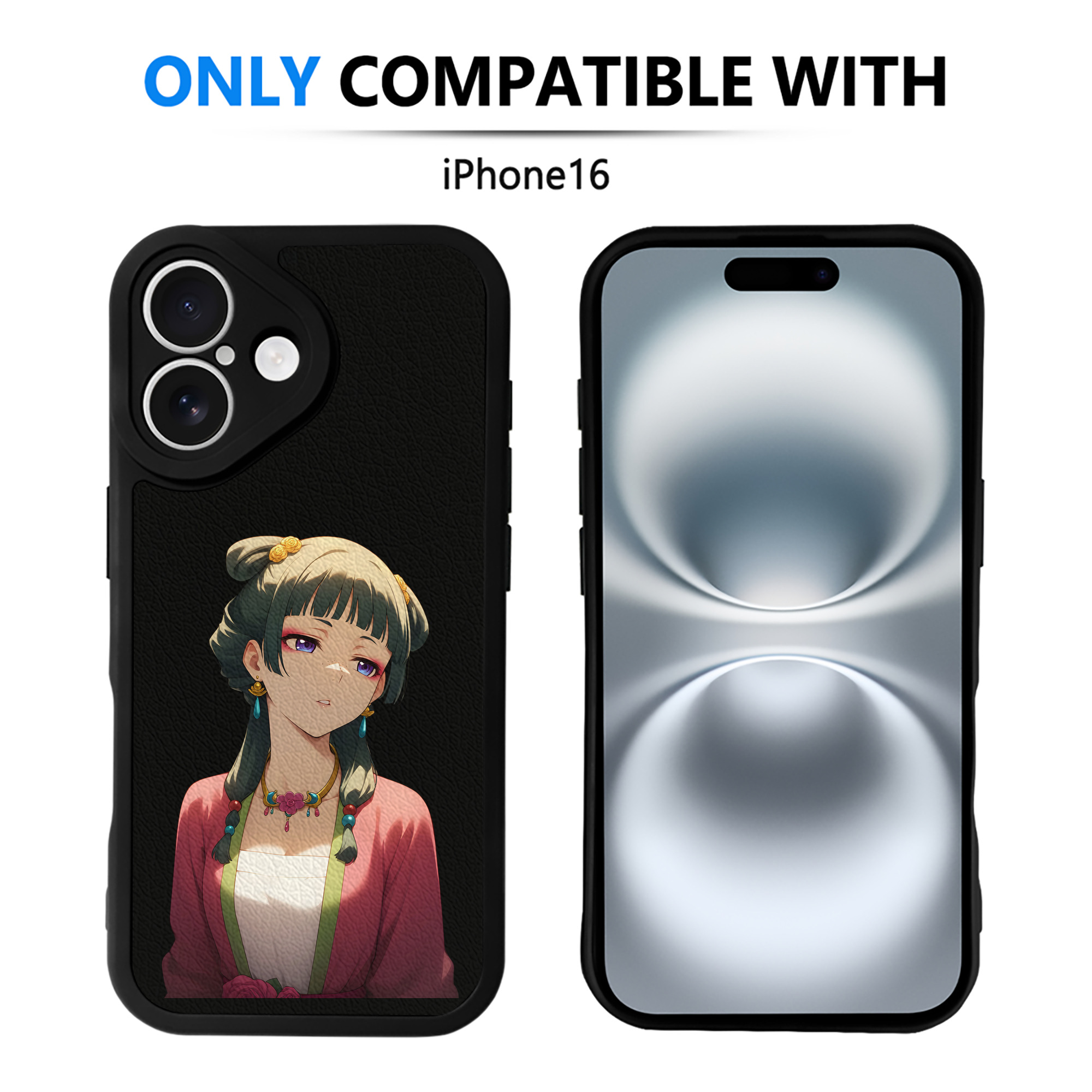 薬屋のひとりごと The Apothecary Diaries 【iPhone 16シリーズ対応】シリコンスマホケース（レザー調） 材質：シリコン